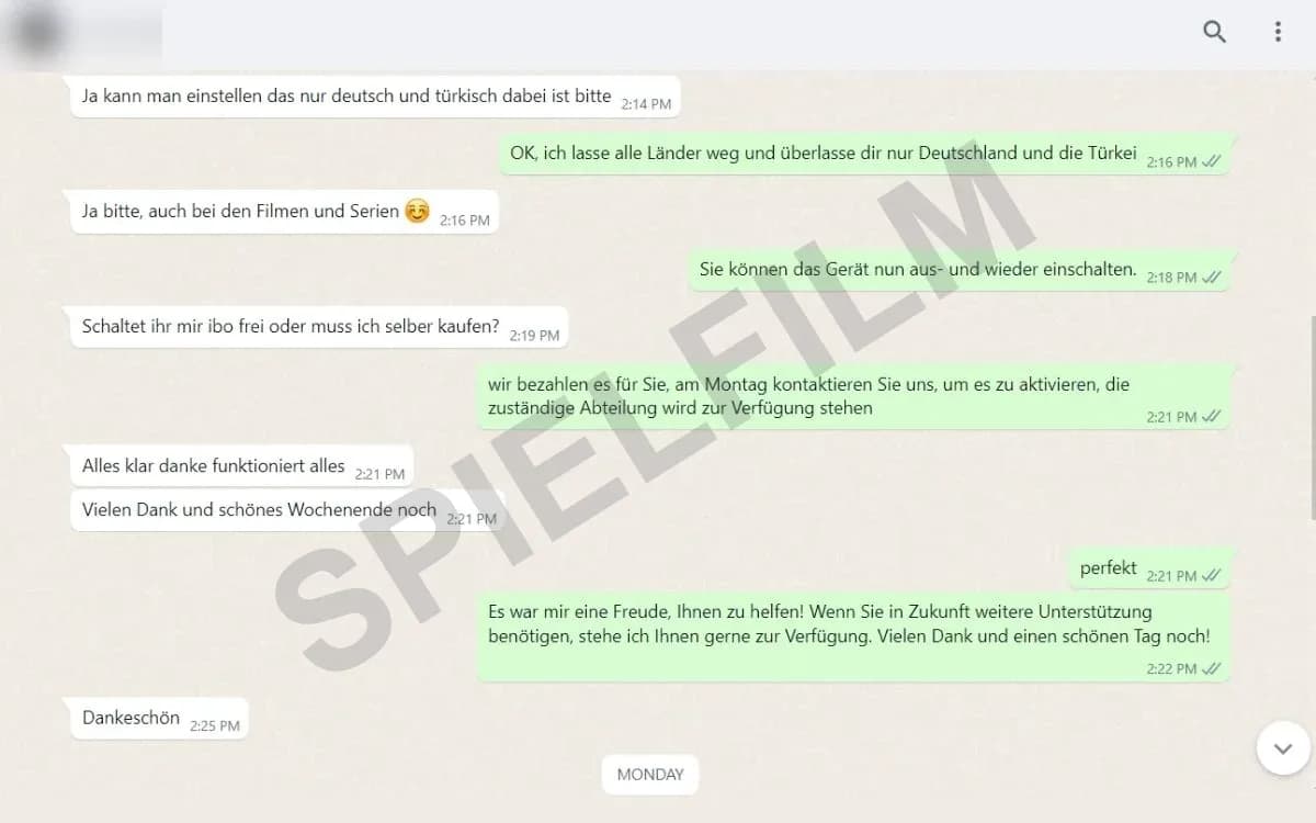 Kundenchat auf WhatsApp: Nur deutsche und türkische Sender eingestellt