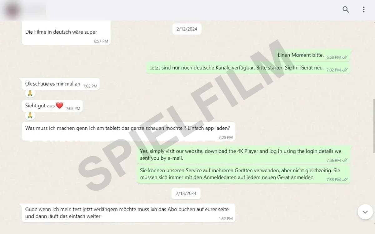Kundenchat auf WhatsApp: Liste auf deutsche Kanäle reduziert